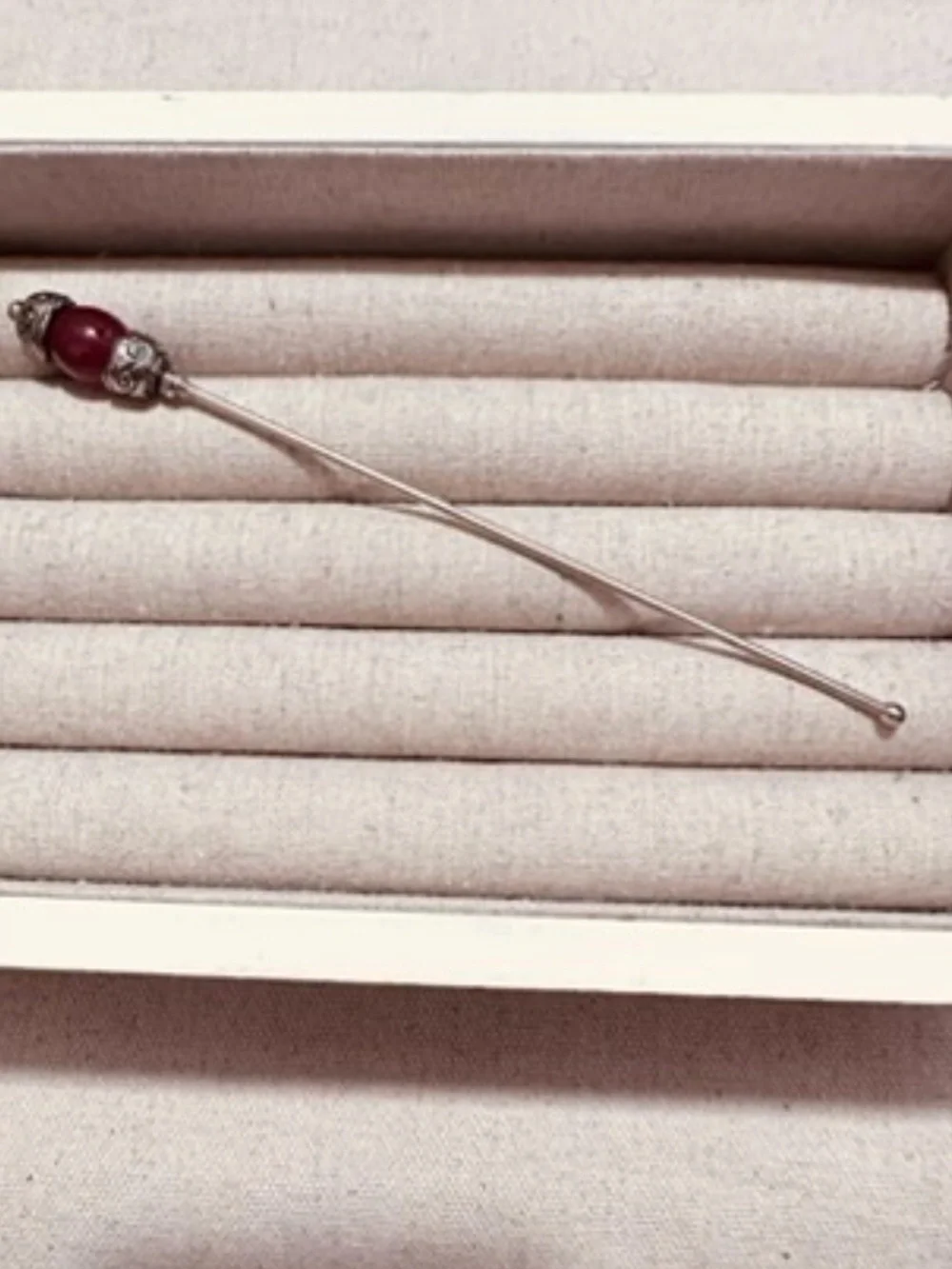 Vintage | Hairstick | Vintage Hairstick with Carnelian Stone